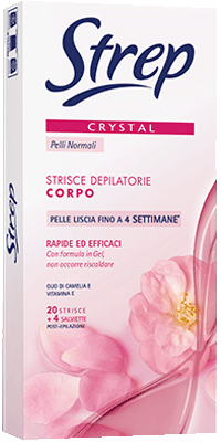 Strisce depilatorie corpo Crystal