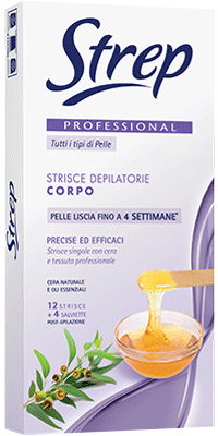 Strisce depilatorie corpo Professional