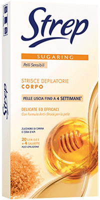 Strisce depilatorie corpo Sugaring